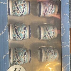 Pfaltzgraff Monaco Collection Mini Salt and Pepper Set- vintage 2003. New in box